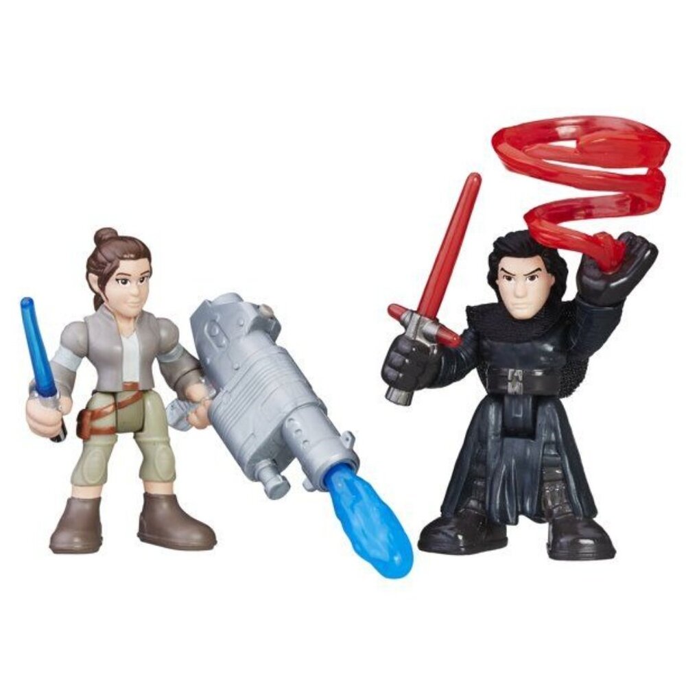 Star Wars Galactic Playskool Heroes Rey (Resistance Outfit) & Kylo Ren - Picture 2 of 4